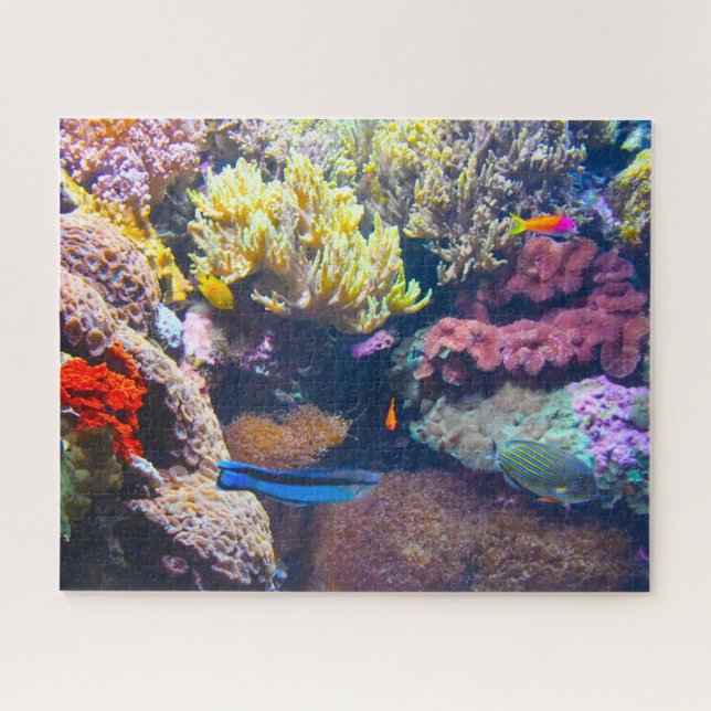 Tropical Fish in an Aquarium. Jigsaw Puzzle (Horizontal)
