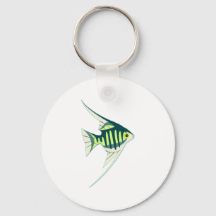 Tropical Fish Key Ring