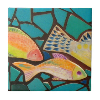 Tropical Fish Mosaic Tile