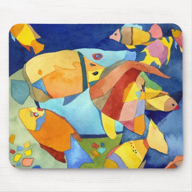 Tropical Fish Mouse Mat (Front)