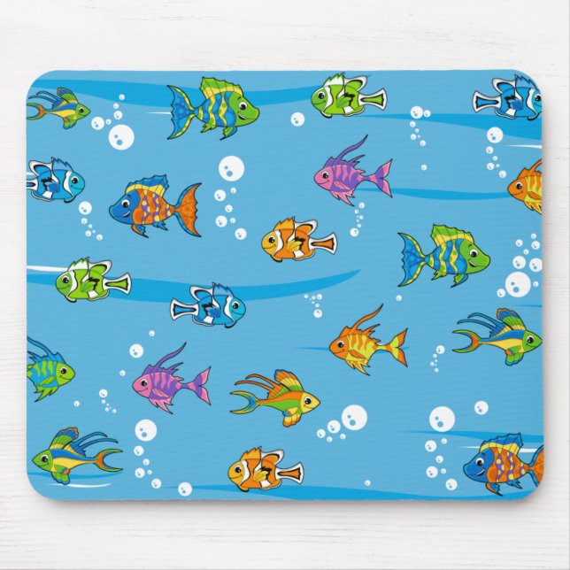 Tropical Fish Mousepad (Front)