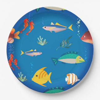 Tropical Fish Paper Plates