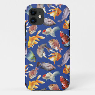 Tropical fish pattern iPhone 11 case