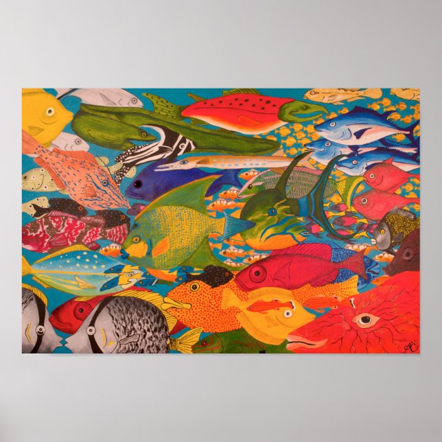 Tropical Fish Poster (Front)