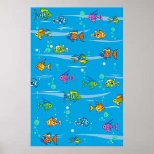 Tropical Fish Poster