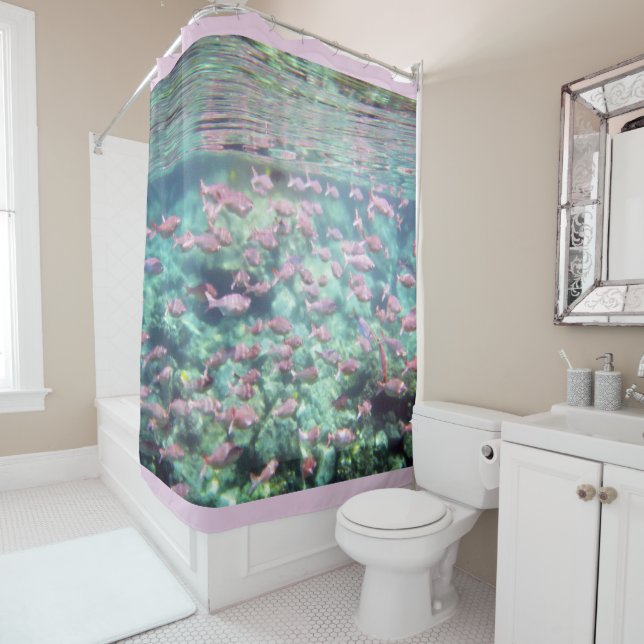 Tropical Fish Shower Curtain (In Situ)