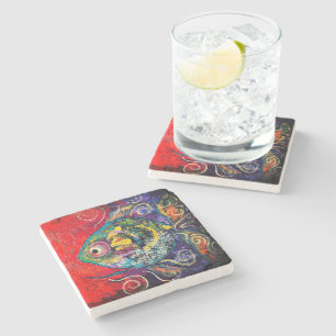 Tropical Fish Stone Coaster