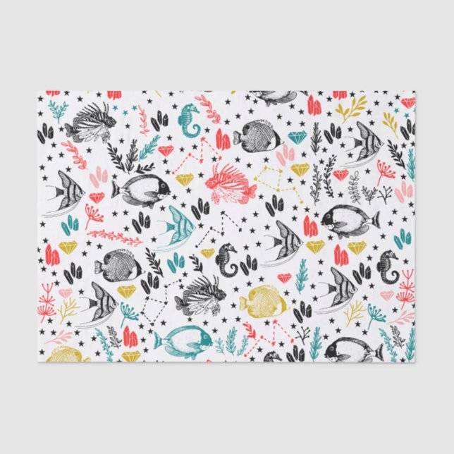 Tropical Fish Tissue Paper (Front)