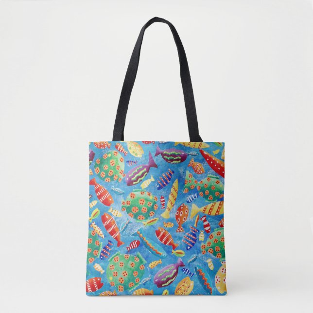 Tropical Fish Tote Bag (Front)