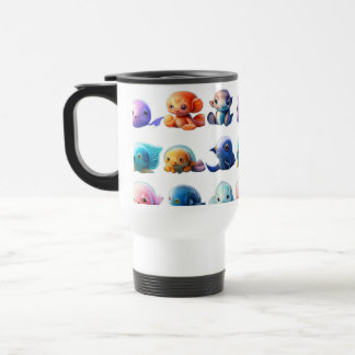 tropical fish travel mug