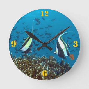 Tropical Fish Wall Clock