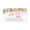 Tropical Flamingo Diaper Raffle Tickets