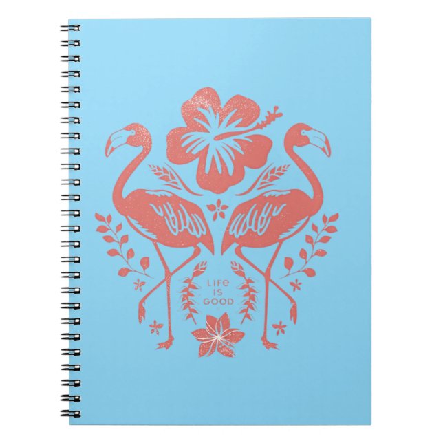 Tropical Flamingo Notebook (Front)