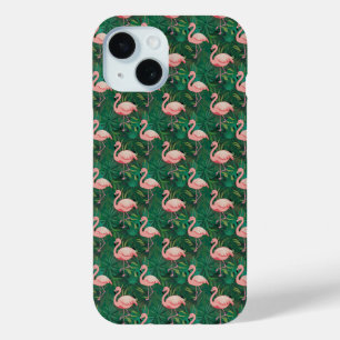 Tropical Flamingo Pattern Phone Case