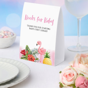 Tropical Flamingo Pink Books for Baby