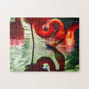 Tropical Flamingo Puzzle