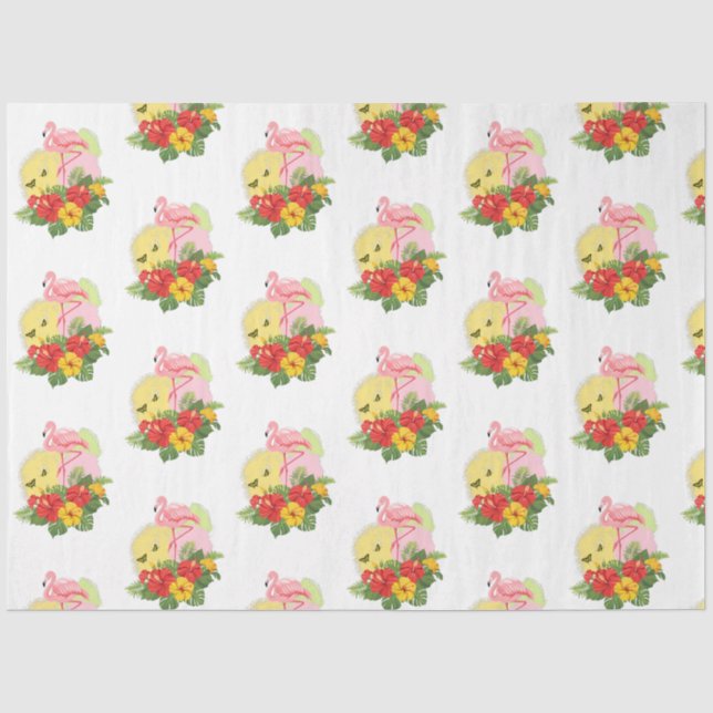  Tropical Flamingo Series Design 13 Tissue Paper (Front)