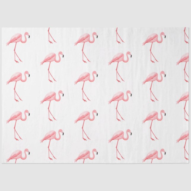  Tropical Flamingo Series Design 15 Tissue Paper (Front)