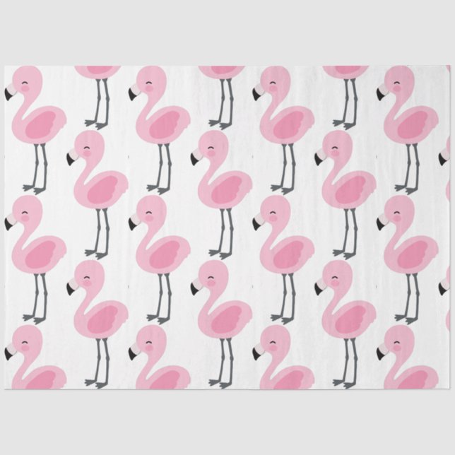  Tropical Flamingo Series Design 3 Tissue Paper (Front)