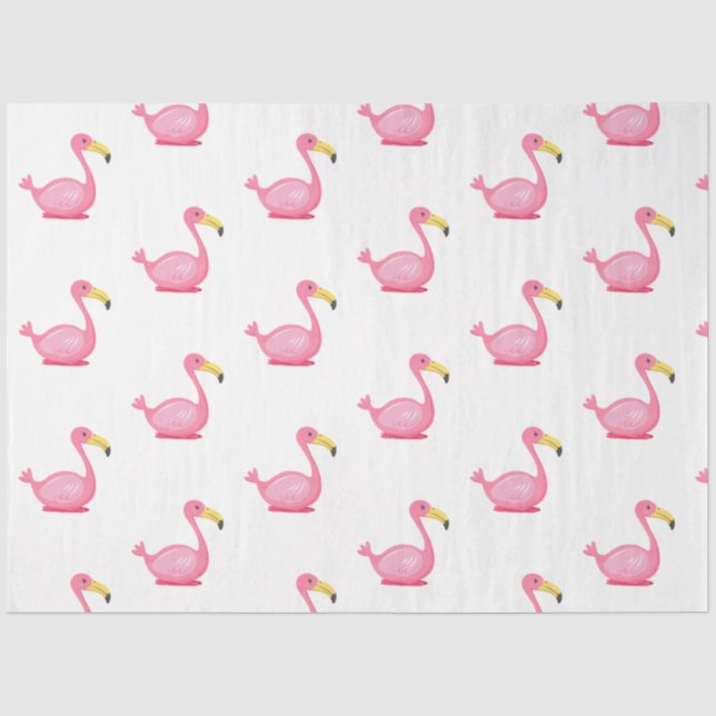  Tropical Flamingo Series Design 6 Tissue Paper (Front)