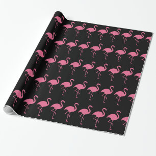 Tropical Flamingo Trendy Wrapping Paper
