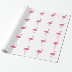 Tropical Flamingo Trendy Wrapping Paper