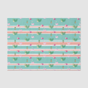 Tropical Flamingo Wrapping Tissue Paper