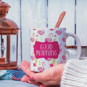 Tropical Flamingos Mug