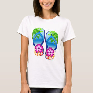 Tropical Flip Flops T-Shirt