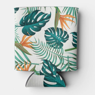 Tropical Flora: Floral Seamless Design Can Cooler