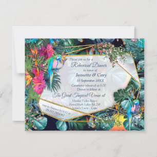 Tropical Flora Paradise & Birds Invitation