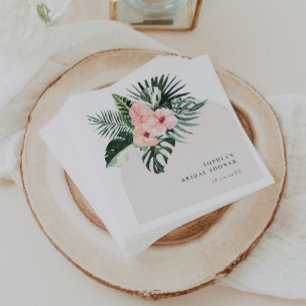 Tropical Floral Arch Napkin