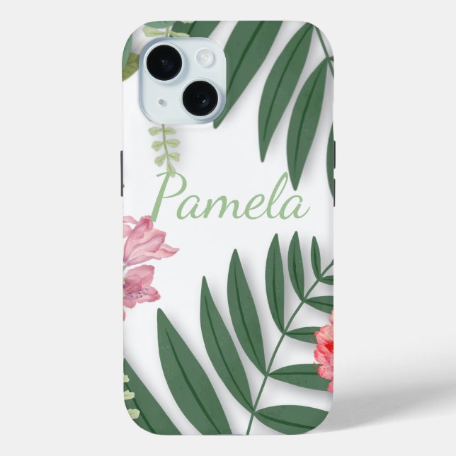 Tropical Floral  Case-Mate iPhone Case (Back)