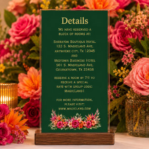 Tropical Floral Colourful Hibiscus & Greenery Invitation