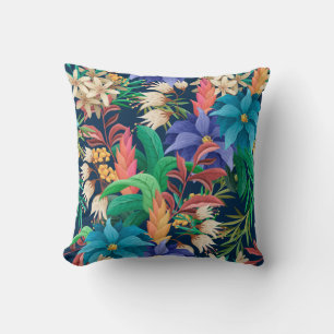 Tropical Floral Cushion