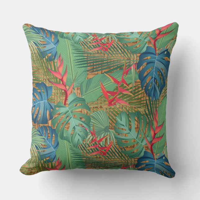 Tropical Floral Cushion (Front)