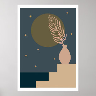  Tropical floral design Poster