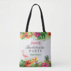 Tropical Floral Flamingo Bride Bachelorette Party