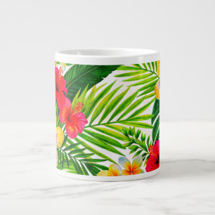 Tropical Floral Gift Large Coffee Mug
