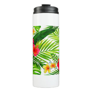 Tropical Floral Gift Thermal Tumbler