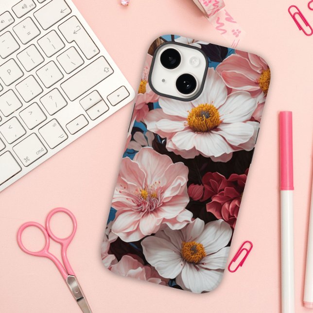 Tropical Floral hibiscus  Case-Mate iPhone Case (Creator Uploaded)