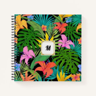 Tropical Floral Jungle  Notebook