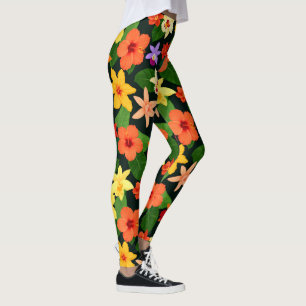 Tropical Floral Leggings