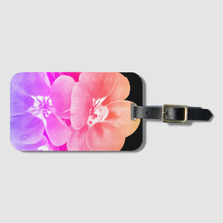 Tropical Floral Luggage Tag