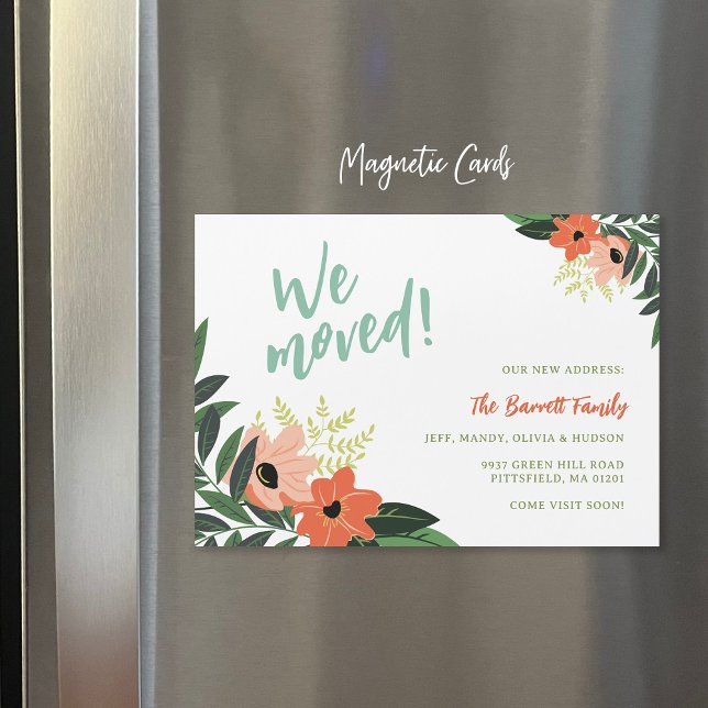 Tropical Floral Magnetic Moving Announcement (Creator Uploaded)