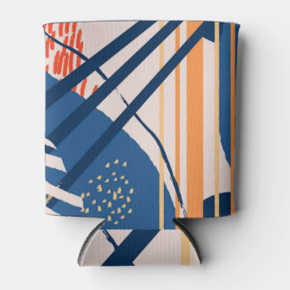 Tropical Floral: Modern Header Can Cooler