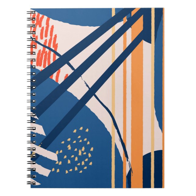 Tropical Floral: Modern Header Notebook (Front)