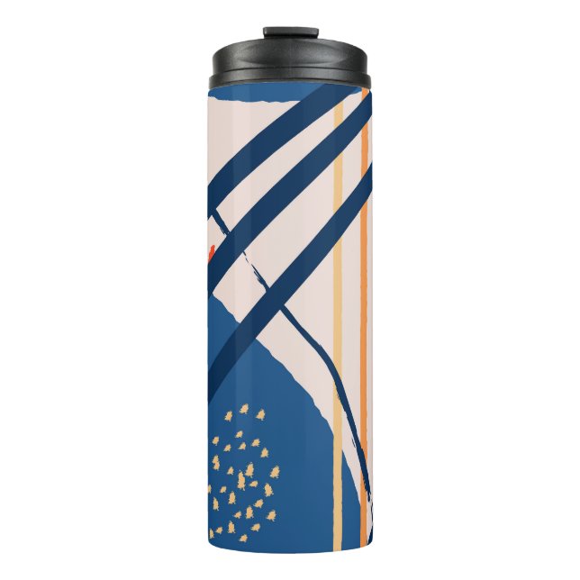 Tropical Floral: Modern Header Thermal Tumbler (Front)