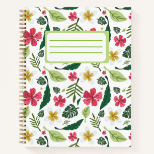 Tropical Floral Notebook