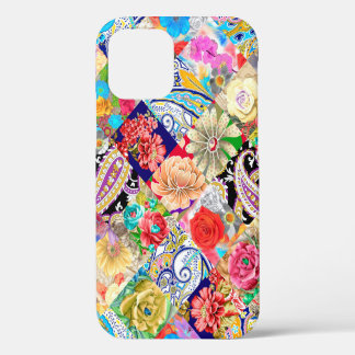 Tropical Floral Pattern iPhone 12 Case